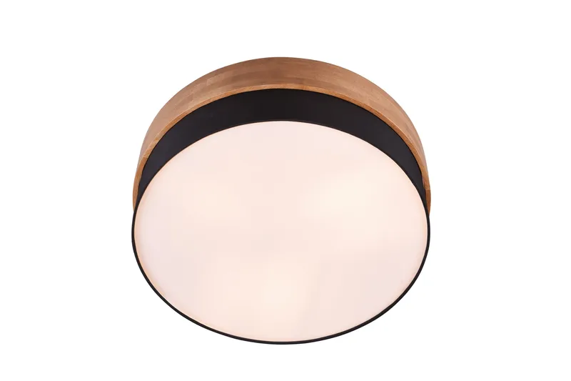 Seasons Taklampe 50 cm E14 Svart/Tre - Belysning - Innendørsbelysning & Lamper - Soveromslampe - Taklampe soverom