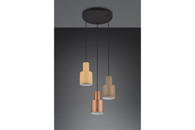 Trio Lighting Agudo Taklampe 3L E27 flerfarget - Belysning - Innendørsbelysning & Lamper - Soveromslampe - Taklampe soverom