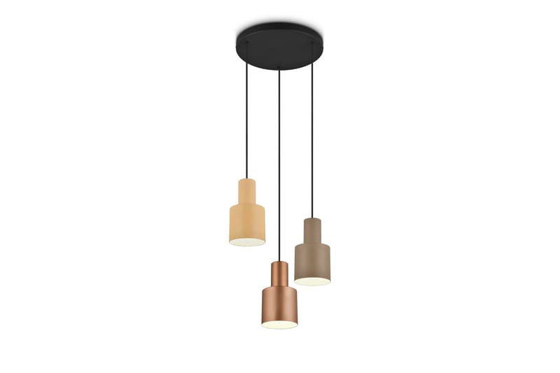 Trio Lighting Agudo Taklampe 3L E27 flerfarget - Belysning - Innendørsbelysning & Lamper - Soveromslampe - Taklampe soverom