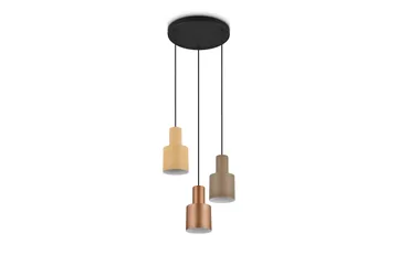 Trio Lighting Agudo Taklampe 3L E27 flerfarget - Belysning - Innendørsbelysning & Lamper - Soveromslampe - Taklampe soverom