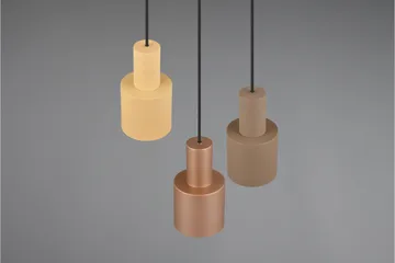 Trio Lighting Agudo Taklampe 3L E27 flerfarget - Belysning - Innendørsbelysning & Lamper - Soveromslampe - Taklampe soverom