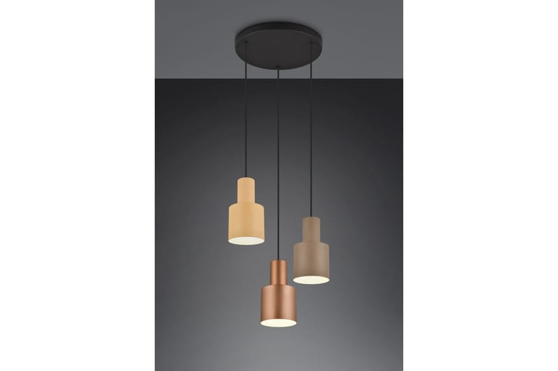Trio Lighting Agudo Taklampe 3L E27 flerfarget - Belysning - Innendørsbelysning & Lamper - Soveromslampe - Taklampe soverom