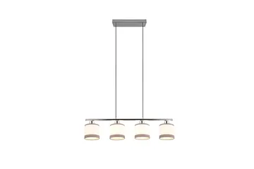 Trio Lighting Davos Taklampe 4L E14 Krom/Hvit - Belysning - Innendørsbelysning & Lamper - Soveromslampe - Taklampe soverom