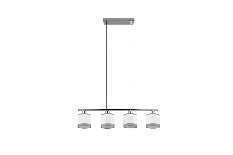 Trio Lighting Davos Taklampe 4L E14 Krom/Hvit - Belysning - Innendørsbelysning & Lamper - Soveromslampe - Taklampe soverom