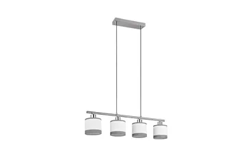 Trio Lighting Davos Taklampe 4L E14 Krom/Hvit - Belysning - Innendørsbelysning & Lamper - Soveromslampe - Taklampe soverom