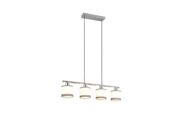 Trio Lighting Davos Taklampe 4L E14 Krom/Hvit - Belysning - Innendørsbelysning & Lamper - Soveromslampe - Taklampe soverom