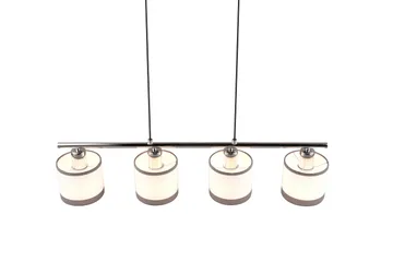 Trio Lighting Davos Taklampe 4L E14 Krom/Hvit - Belysning - Innendørsbelysning & Lamper - Soveromslampe - Taklampe soverom