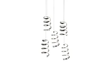 Trio Lighting Laola LED Taklampe 5L krom 4000K - Belysning - Innendørsbelysning & Lamper - Soveromslampe - Taklampe soverom
