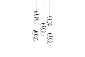 Trio Lighting Laola LED Taklampe 5L krom 4000K - Belysning - Innendørsbelysning & Lamper - Soveromslampe - Taklampe soverom