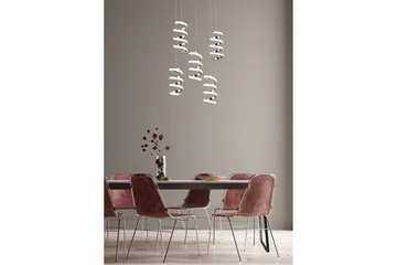 Trio Lighting Laola LED Taklampe 5L krom 4000K - Belysning - Innendørsbelysning & Lamper - Soveromslampe - Taklampe soverom