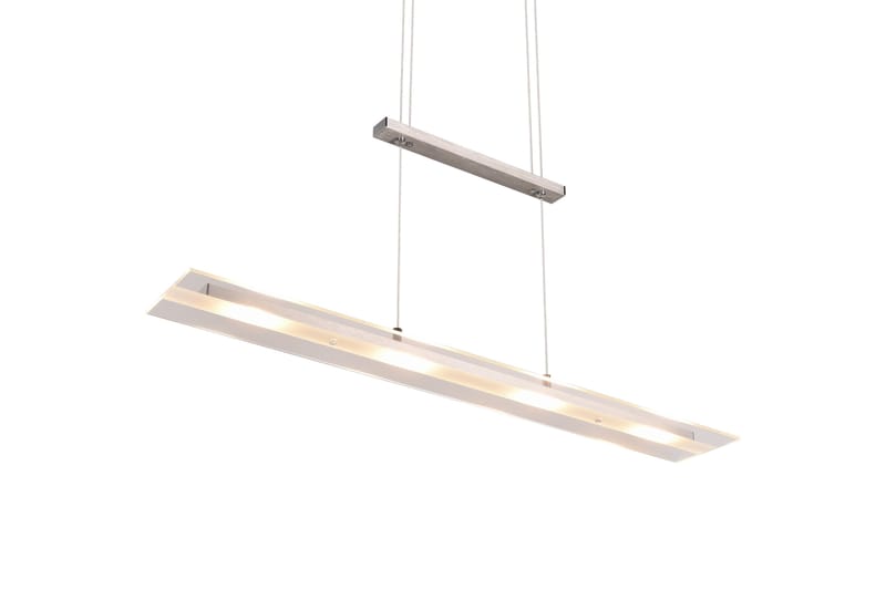 Trio Lighting Milos LED Taklampe Børstet Stål - Belysning - Innendørsbelysning & Lamper - Soveromslampe - Taklampe soverom