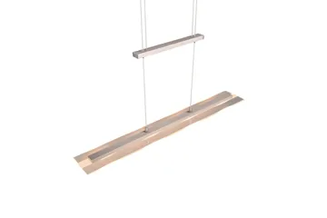 Trio Lighting Milos LED Taklampe Børstet Stål - Belysning - Innendørsbelysning & Lamper - Soveromslampe - Taklampe soverom