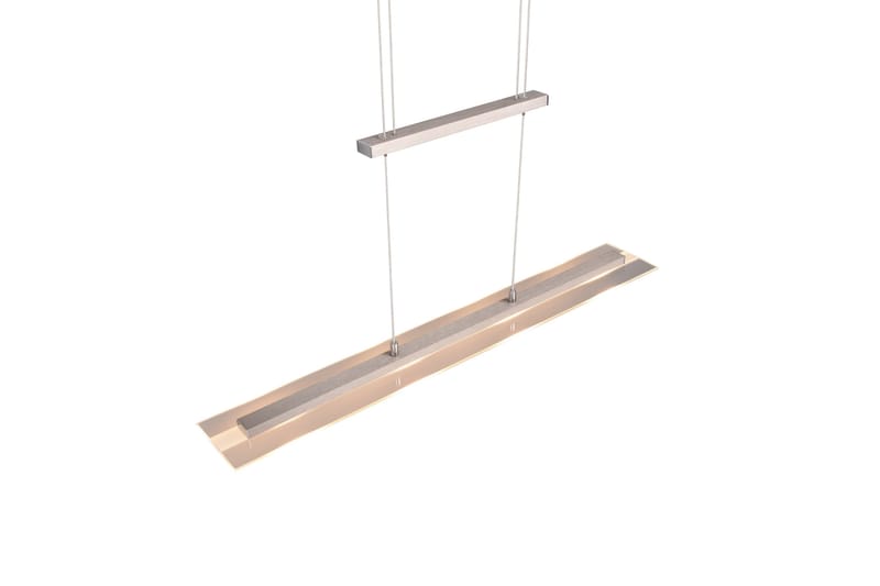 Trio Lighting Milos LED Taklampe Børstet Stål - Belysning - Innendørsbelysning & Lamper - Soveromslampe - Taklampe soverom