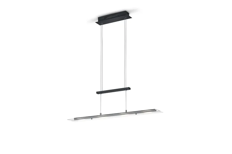 Trio Lighting Milos LED taklampe matt svart