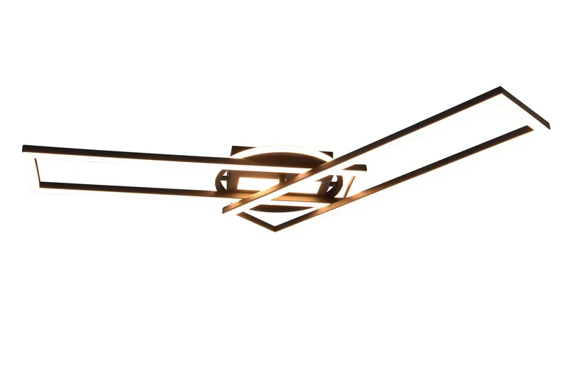 Twister LED-Taklampe Mattsvart - Belysning - Innendørsbelysning & Lamper - Soveromslampe - Taklampe soverom