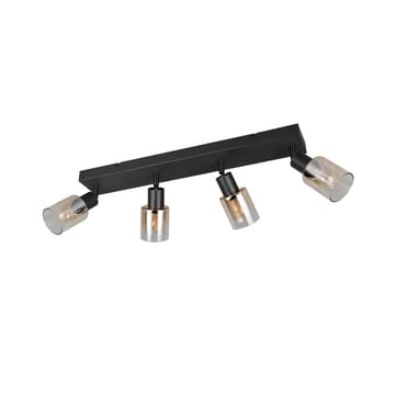 Spot TRIO Cadiz - 4 lamper, Matt svart - Belysning - Innendørsbelysning & Lamper - Lamper gang