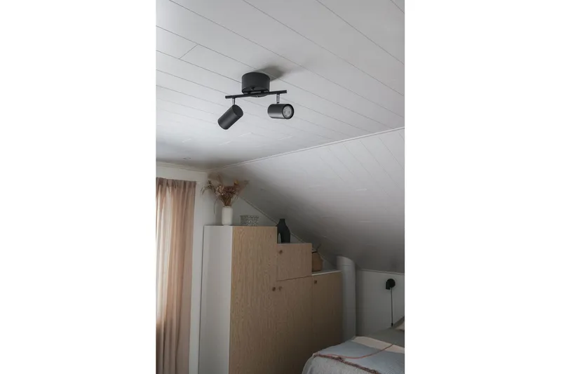 Spot TRIO Marlina 2-del, Matt svart - 2-del, Matt svart - Belysning - Innendørsbelysning & Lamper - Lamper gang