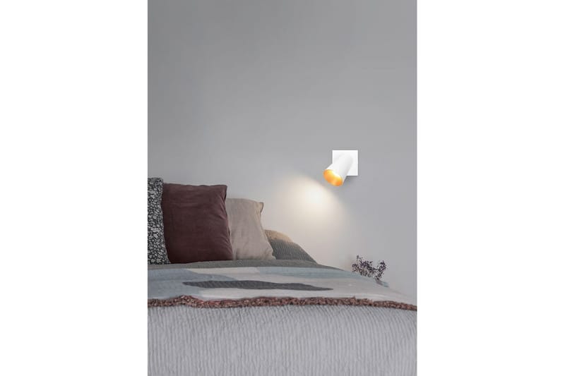 Spot TRIO Sharp 1-del, Matt hvit/gull - 1-del, Matt hvit/gull - Belysning - Innendørsbelysning & Lamper - Lamper gang