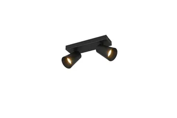 Spot TRIO Sharp 2-del, Matt svart/gull - 2-del, Matt svart/gull - Belysning - Innendørsbelysning & Lamper - Lamper gang