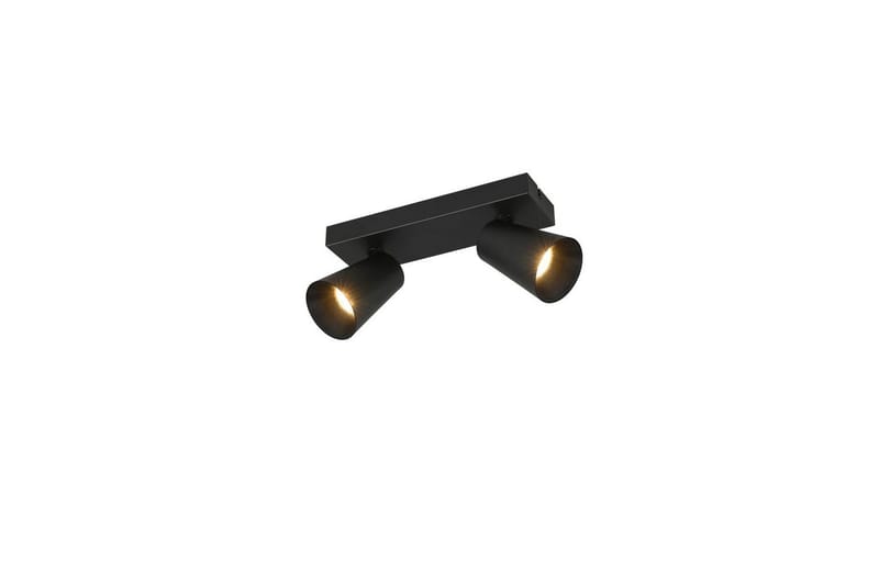 Spot TRIO Sharp 2-del, Matt svart/gull - 2-del, Matt svart/gull - Belysning - Innendørsbelysning & Lamper - Lamper gang