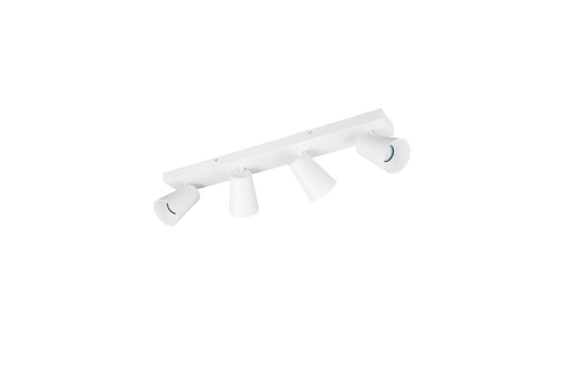 Spot TRIO Sharp 4-del, Matt hvit/gull - 4-del, Matt hvit/gull - Belysning - Innendørsbelysning & Lamper - Lamper gang