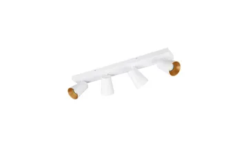 Spot TRIO Sharp 4-del, Matt hvit/gull - 4-del, Matt hvit/gull - Belysning - Innendørsbelysning & Lamper - Lamper gang