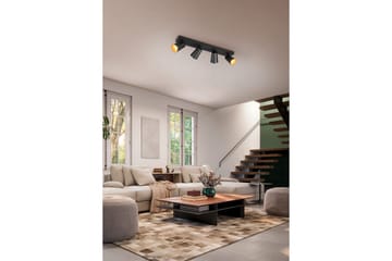 Spot TRIO Sharp 4-del, Matt svart/gull - 4-del, Matt svart/gull - Belysning - Innendørsbelysning & Lamper - Lamper gang