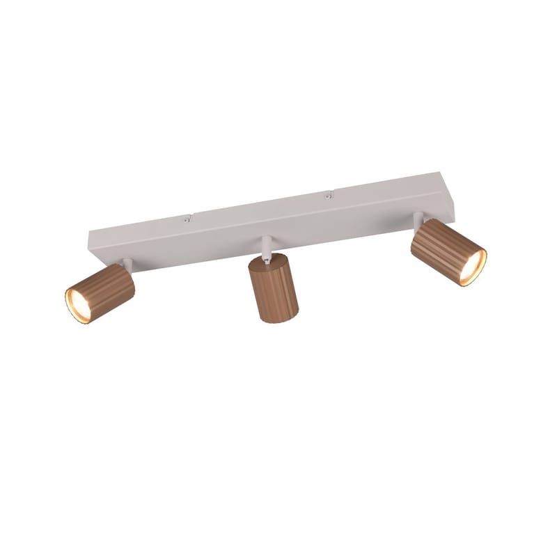 Spot TRIO Soka, 3 lamper, Coffee/Varmegrå