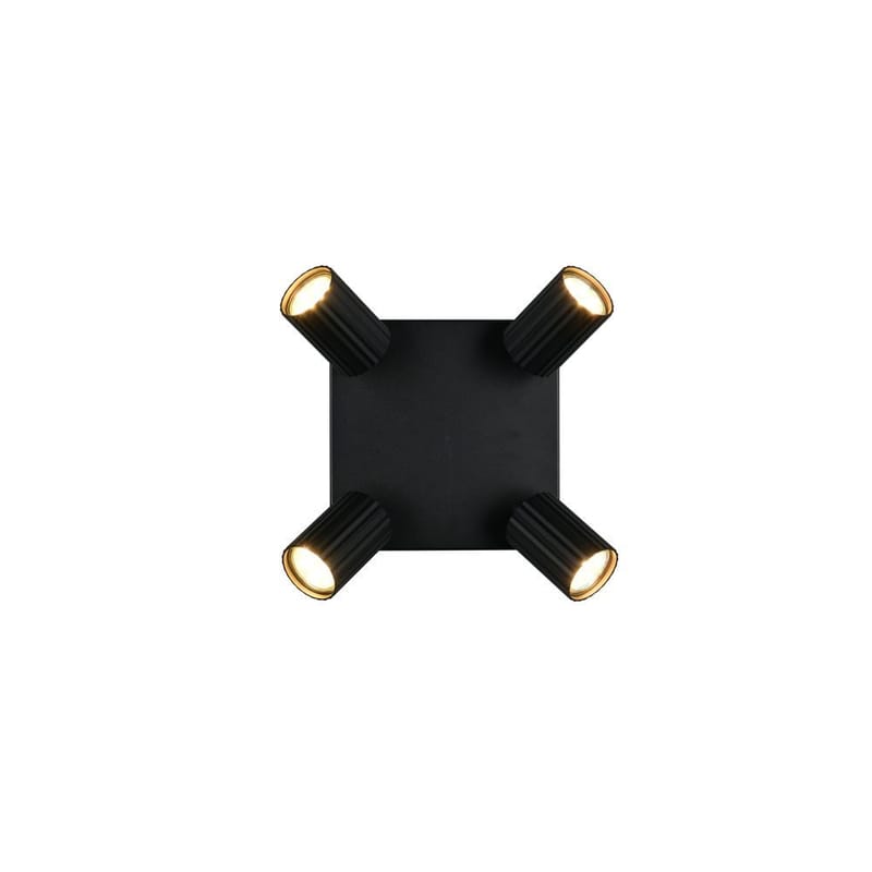 Spot TRIO Soka - 4 lamper, Matt svart - Belysning - Innendørsbelysning & Lamper - Lamper gang