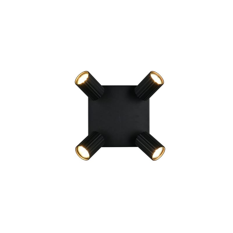 Spot TRIO Soka - 4 lamper, Matt svart - Belysning - Innendørsbelysning & Lamper - Lamper gang