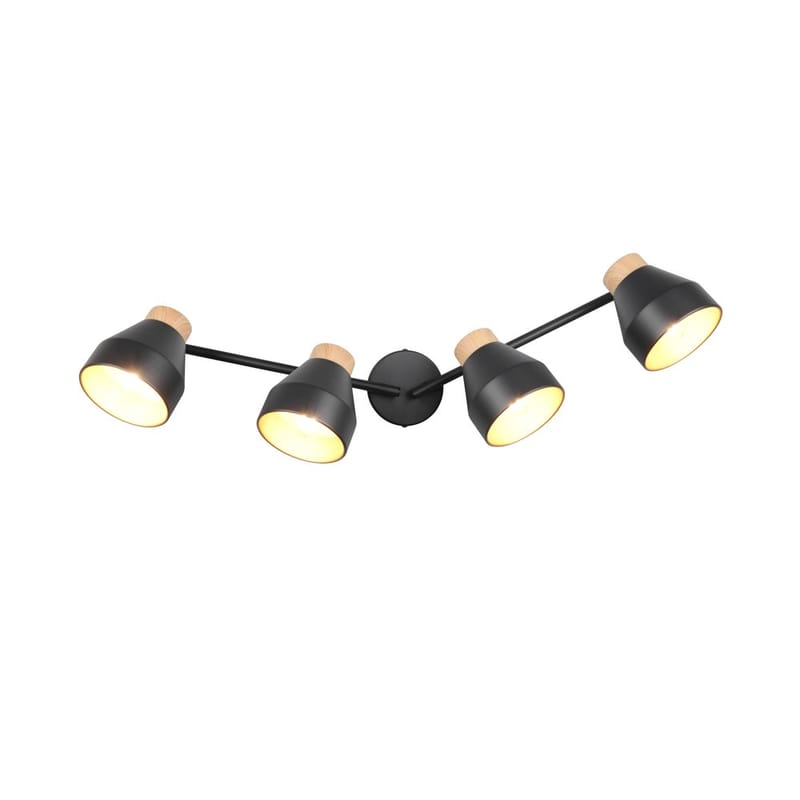 Spot Valentin - 3 lamper, Matt svart - Belysning - Innendørsbelysning & Lamper - Lamper gang