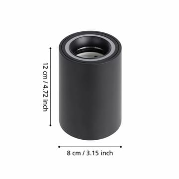 Spotlight Carosso - Svart, Hvit - Belysning - Innendørsbelysning & Lamper - Lamper gang