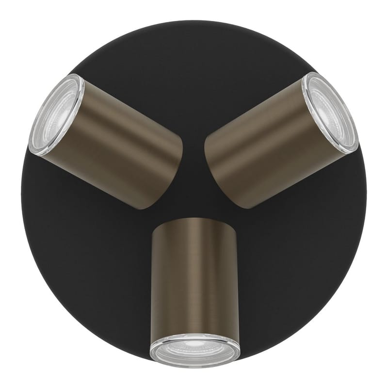 Spotlight Consuma Rund med 3 Lamper - Svart/Brunert - Belysning - Innendørsbelysning & Lamper - Lamper gang