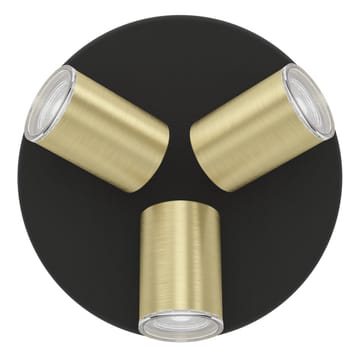 Spotlight Consuma Rund med 3 Lamper - Svart/Messing - Belysning - Innendørsbelysning & Lamper - Lamper gang