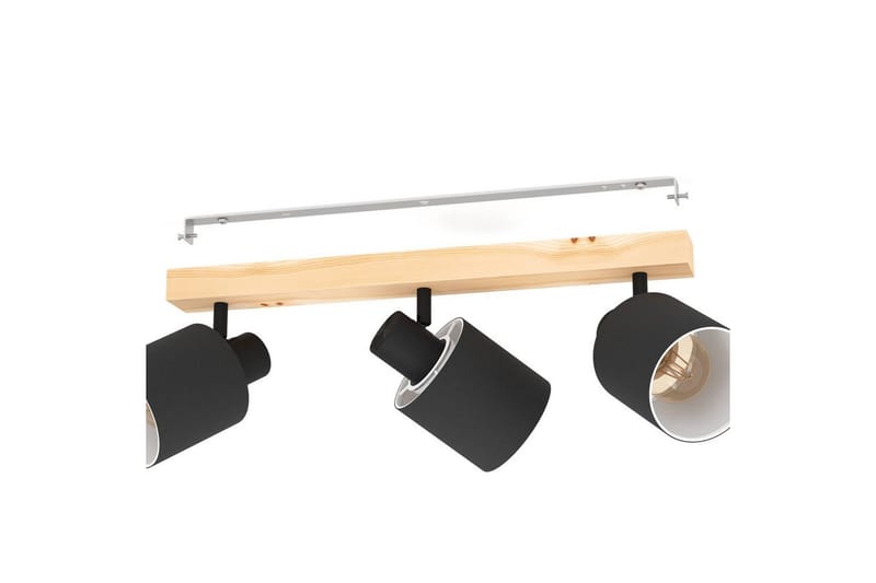 Spotlight Eglo Batallas med 3 Lamper - Svart/Brun - Belysning - Innendørsbelysning & Lamper - Lamper gang