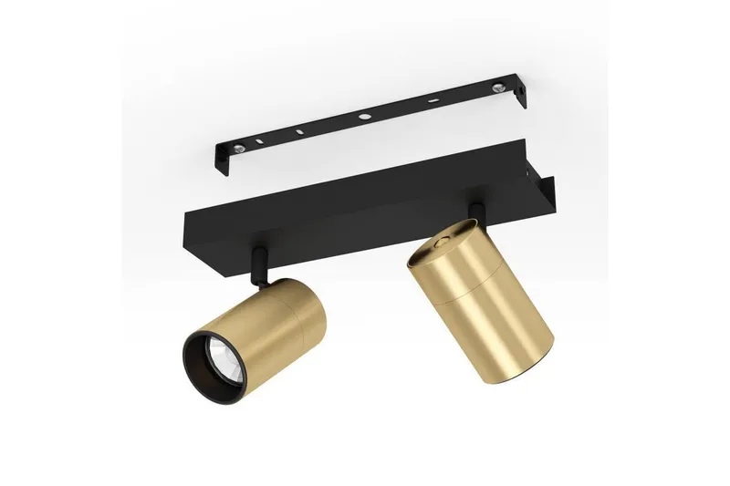 Spotlight Eglo Cumaribo Svart/Messing 2 Lamper - 2 Lamper - Belysning - Innendørsbelysning & Lamper - Lamper gang