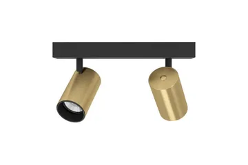 Spotlight Eglo Cumaribo Svart/Messing 2 Lamper - 2 Lamper - Belysning - Innendørsbelysning & Lamper - Lamper gang