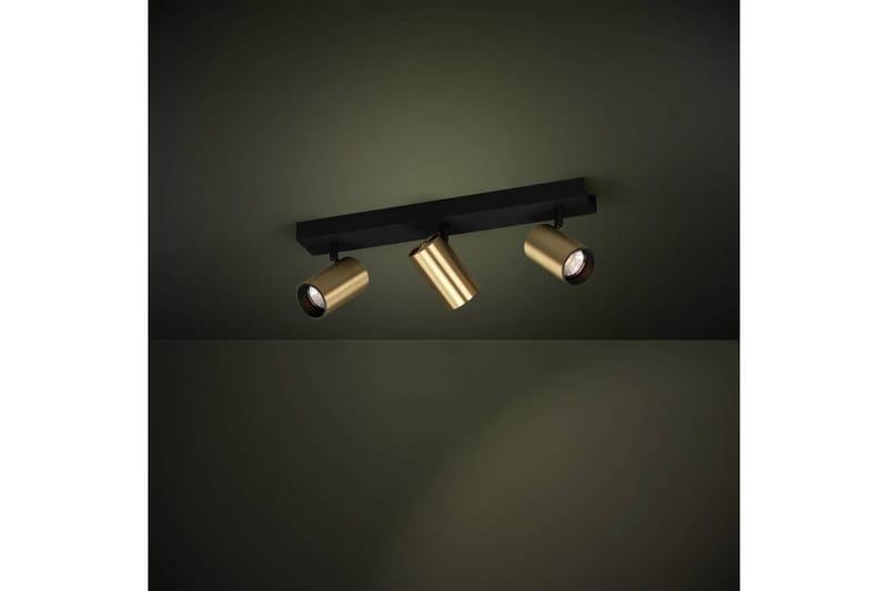 Spotlight Eglo Cumaribo Svart/Messing 3 lamper - 3 lamper - Belysning - Innendørsbelysning & Lamper - Lamper gang