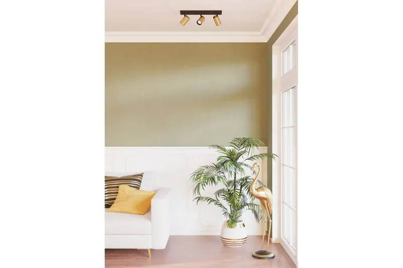 Spotlight Eglo Cumaribo Svart/Messing 3 lamper - 3 lamper - Belysning - Innendørsbelysning & Lamper - Lamper gang