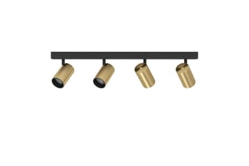 Spotlight Eglo Cumaribo Svart/Messing 4 Lamper - 4 Lamper - Belysning - Innendørsbelysning & Lamper - Lamper gang