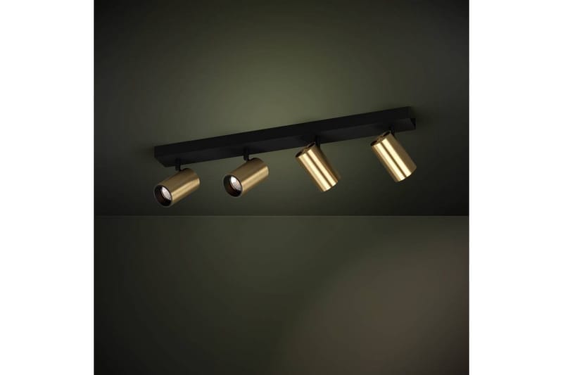 Spotlight Eglo Cumaribo Svart/Messing 4 Lamper - 4 Lamper - Belysning - Innendørsbelysning & Lamper - Lamper gang