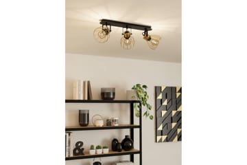 Spotlight Eglo Sambatello med 3 lamper - Svart/Messing - Belysning - Innendørsbelysning & Lamper - Lamper gang