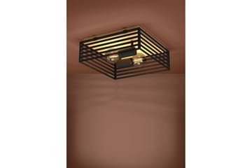 Takbelysning Eglo Cidraz Svart/Tre - Belysning - Innendørsbelysning & Lamper - Taklampe