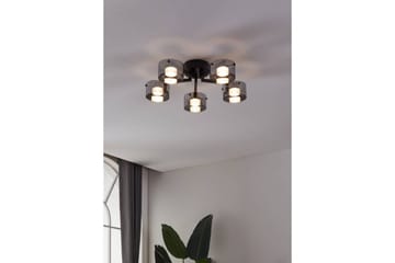 Takbelysning Eglo Copillos Svart/Transparent med 5 Lamper - Belysning - Innendørsbelysning & Lamper - Taklampe