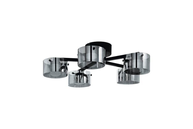 Takbelysning Eglo Copillos Svart/Transparent med 5 Lamper - Belysning - Innendørsbelysning & Lamper - Taklampe