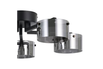Takbelysning Eglo Copillos Svart/Transparent med 5 Lamper - Belysning - Innendørsbelysning & Lamper - Taklampe