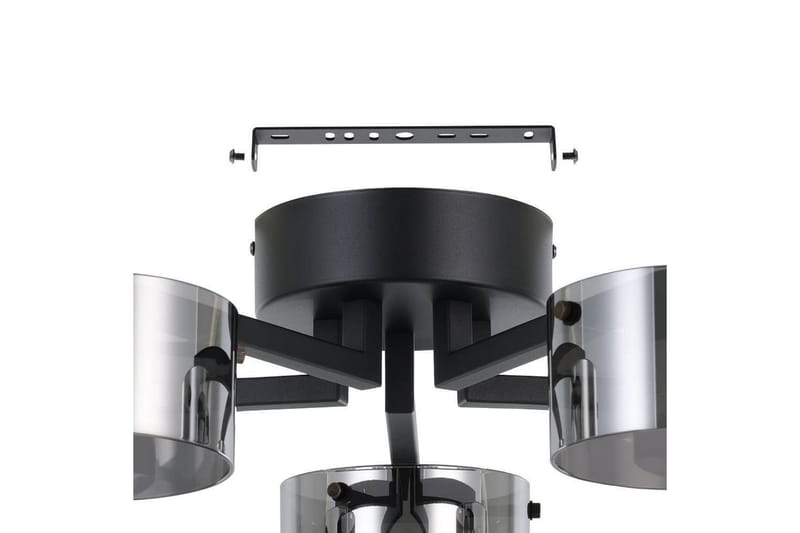 Takbelysning Eglo Copillos Svart/Transparent med 5 Lamper - Belysning - Innendørsbelysning & Lamper - Taklampe