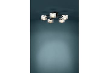 Takbelysning Eglo Copillos Svart/Transparent med 5 Lamper - Belysning - Innendørsbelysning & Lamper - Taklampe