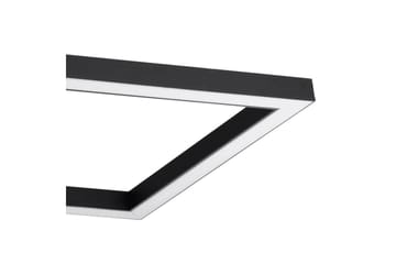 Takbelysning Eglo Macellara Avlang Svart/Hvit - Belysning - Innendørsbelysning & Lamper - Taklampe
