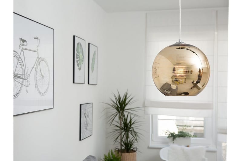 Asaro Taklampe 25 cm, Gull